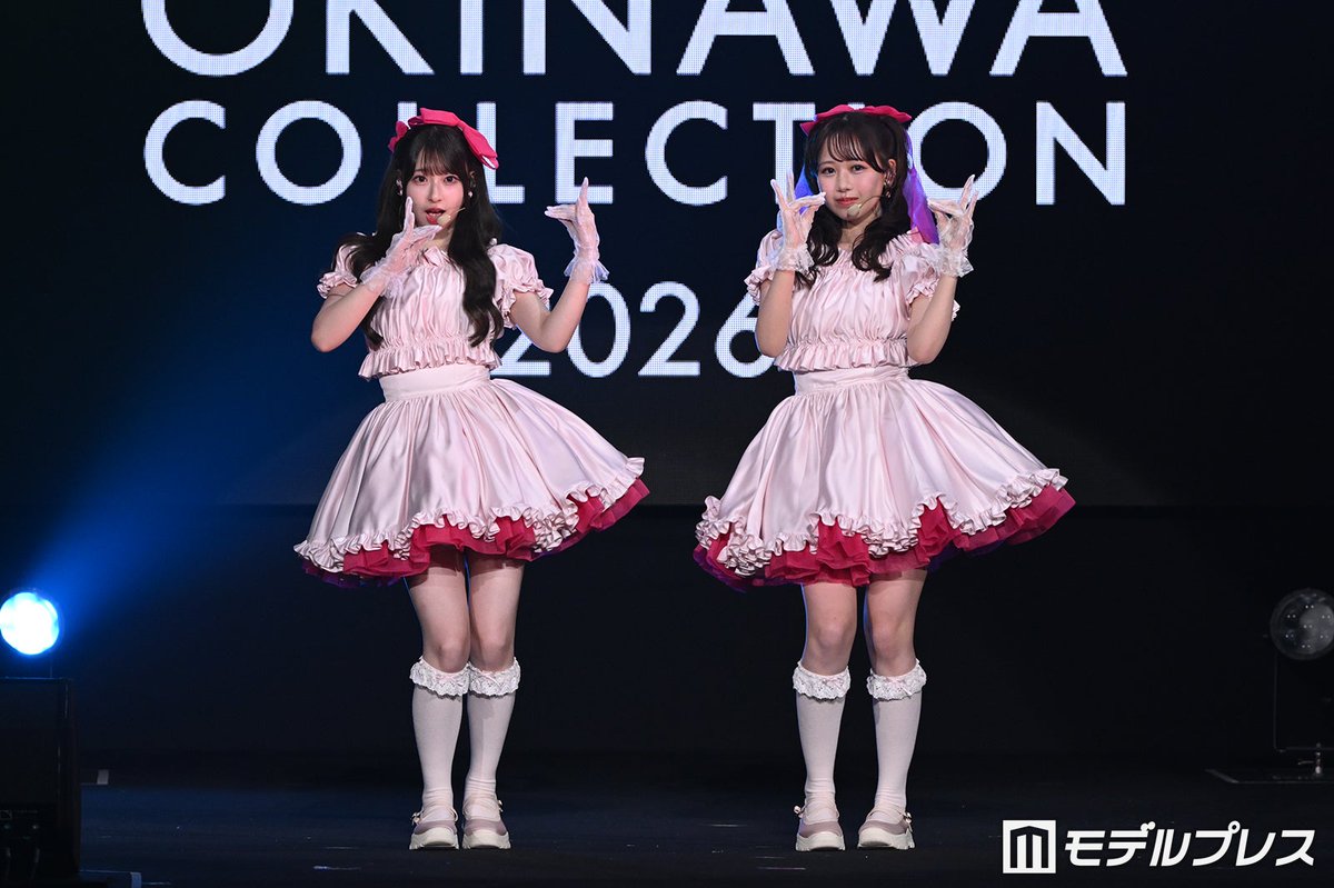 modelpress's tweet photo. 【🌺オキコレ2026⛱️】

PiKi、フリル揺れるピンク衣装で観客虜に
新曲パフォーマンスで幻想的な空間演出

🎤セットリスト・写真多数
https://t.co/RarEZVDEw6

M1.Kawaii Kaiwai
M2.Twilight Twilight

#オキコレ @piki__official https://t.co/iHStZa8adU