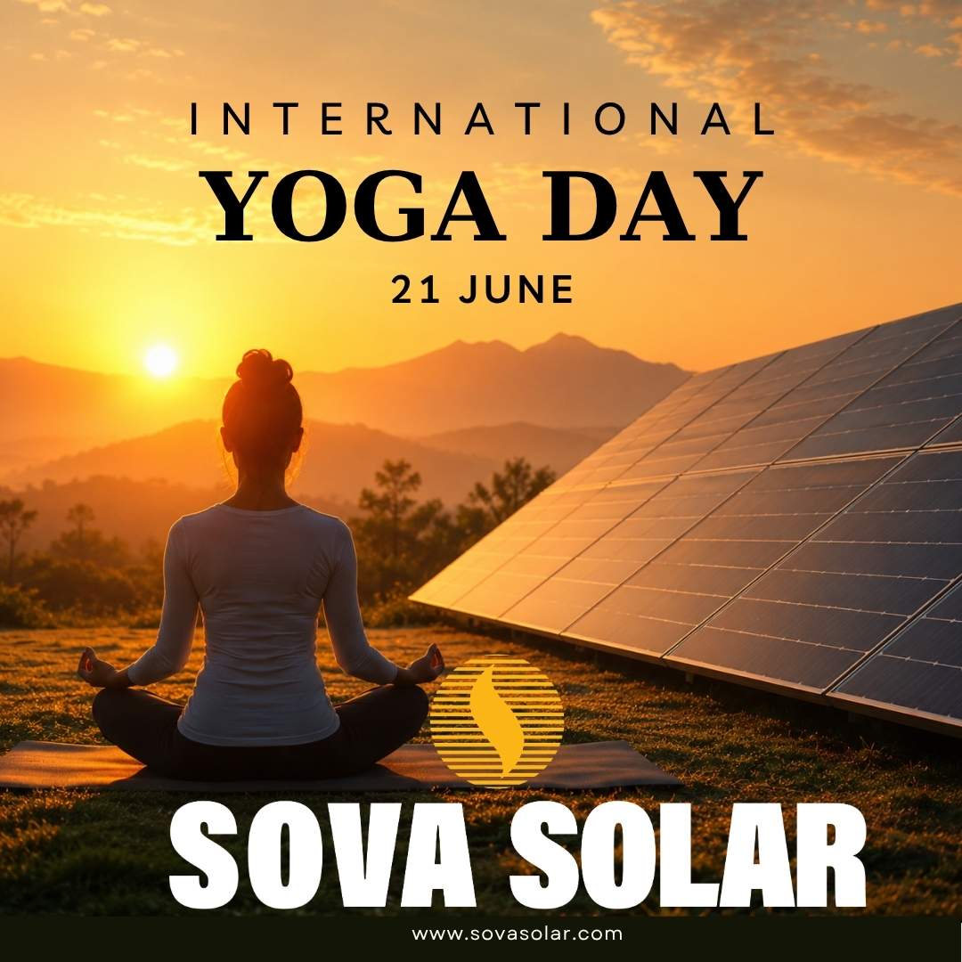 SovaSolar's tweet photo. Yoga nurtures the energy within.
Solar nurtures the world around us.

Two timeless gifts from the same Sun.
Begin within. Build beyond. 🌞
#InternationalYogaDay #SovaSolar #SolarEnergy #SustainableFuture #MindBodyPlanet https://t.co/5cIYYtkNvu