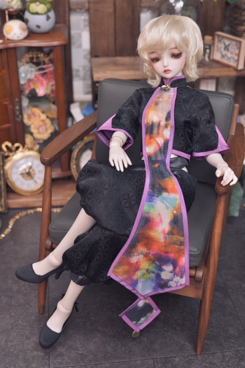 etrange_doll's tweet photo. #ドルミス62販売 

えとらんぜ 新作 ｾﾊﾟﾚｰﾄﾀｲﾌﾟのﾁｬｲﾅﾃｲｽﾄな衣装👲

2色展開です😌

ﾌﾛﾝﾄ部分は透け感のあるﾌﾟﾘﾝﾄﾁｭｰﾙをあしらい
肌に紋様がのるような独特な透け感が楽しめます

SD17基準 
SD、13、Gr、16
DDS、DD(M以上)、dy等

ﾄｯﾌﾟｽ、ﾊﾟﾝﾂ ￥12500- https://t.co/9ZO3jKXaT9