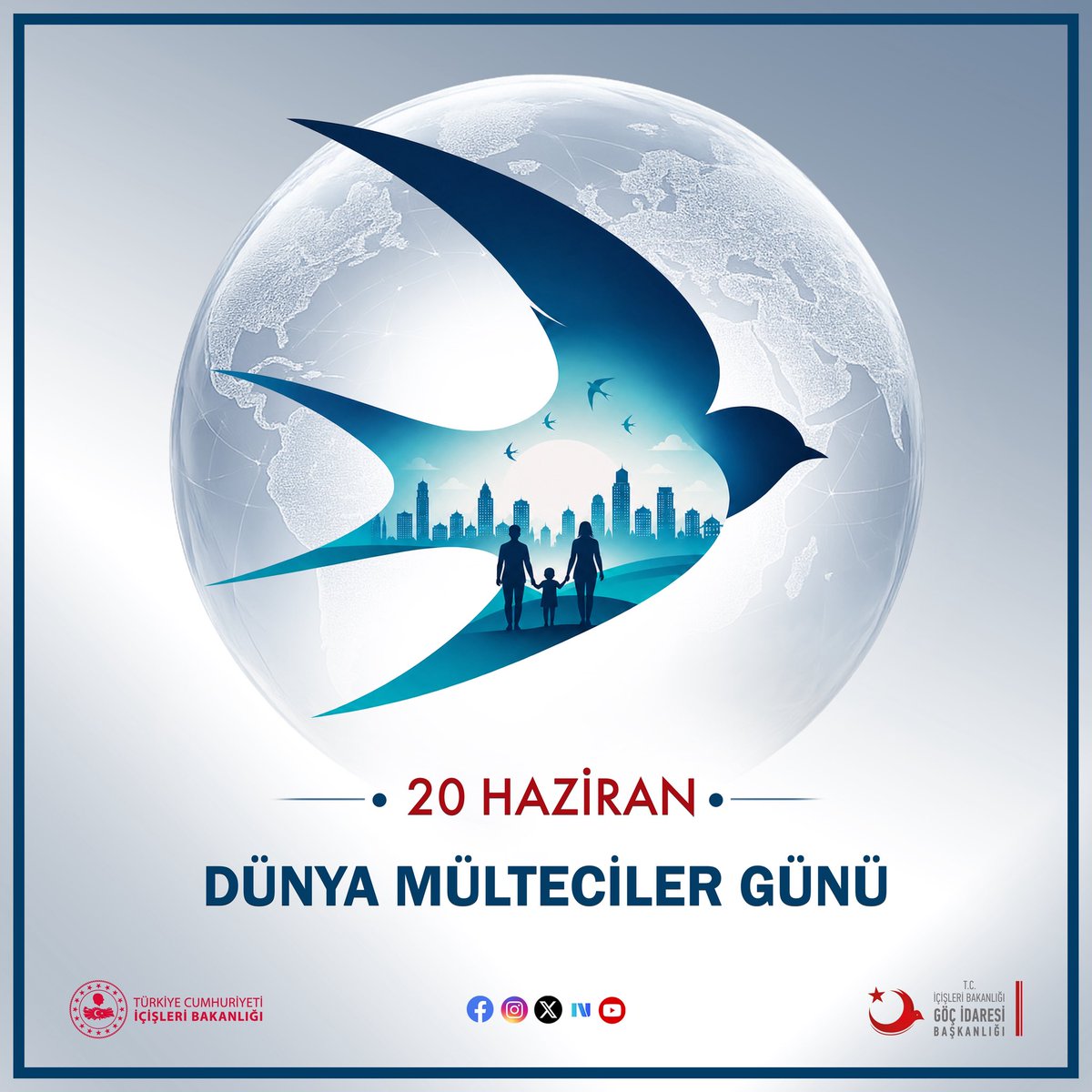 Gocidaresi's tweet photo. Savaşlar, çatışmalar ve zulüm nedeniyle tüm dünyada milyonlarca insan evini terk etmek zorunda kaldı.

Barışın, adaletin ve güvenliğin egemen olduğu bir dünya diliyoruz.

@TC_icisleri
@mselamiyazici

#DünyaMültecilerGünü https://t.co/1wxExYaOXT