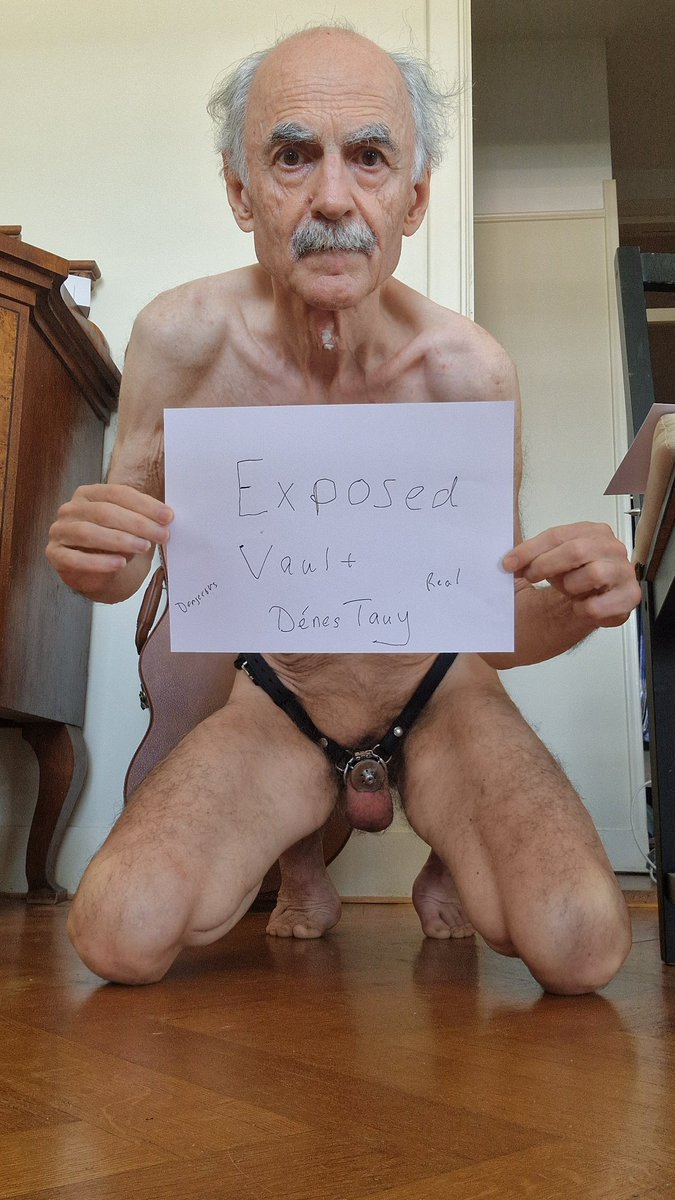 exposedvault22's tweet photo. #nsfw Pathetic OAP Dr denes Tavy, endorses the exposed vault, what are you still waiting for? Send a DM now to be exposed by the vault! You are exposed according to how extreme you want it! https://t.co/iSS4cUEJ8e