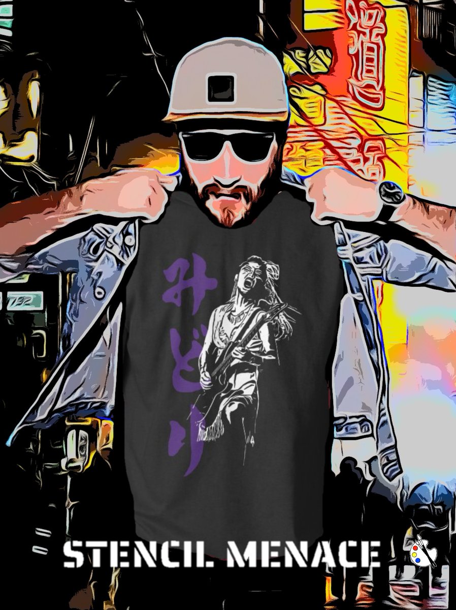 Midori #Lovebites #Tshirts #Japan #GuitarArt 🎸 😍 🎸 Crazy