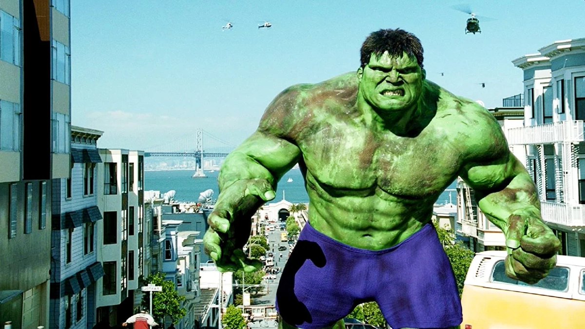 CoveredGeekly's tweet photo. Ang Lee's Hulk released 23 years ago today https://t.co/OM88UO06uU