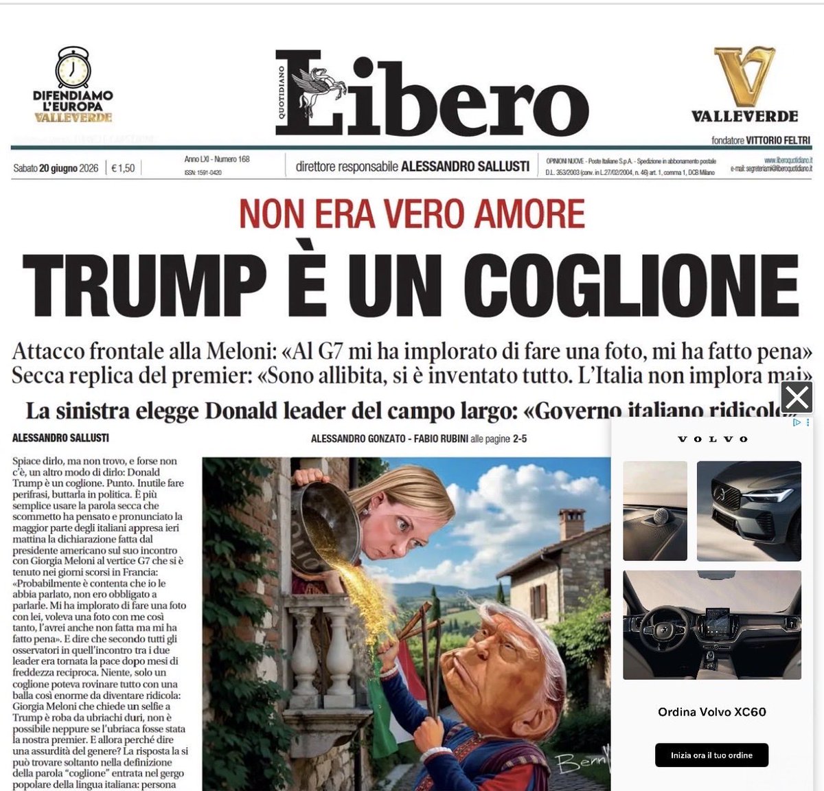 simone_1976's tweet photo. Comunque meglio fare il ladro o lo spacciatore che fare il giornalista di @Libero_official , rubando o spacciando almeno uno mantiene la propria dignità. https://t.co/GOqKFiVSPh