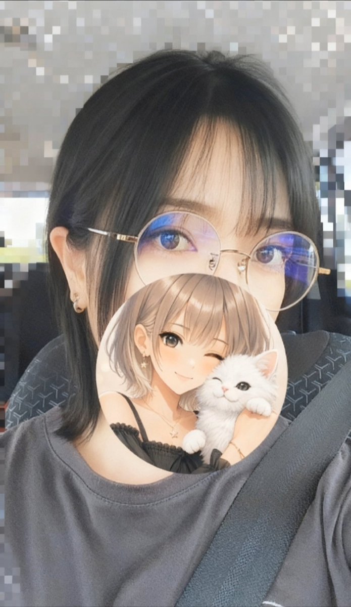 maya020809's tweet photo. はい、真似っこ🫶
運転する時たまにメガネかけてる👓

ねこくんの実写見てからまだﾄﾞｷﾄﾞｷが
止まりません…🫠♡
星猫してぇ。。
@hoshineco1 https://t.co/aXBApc7UPU