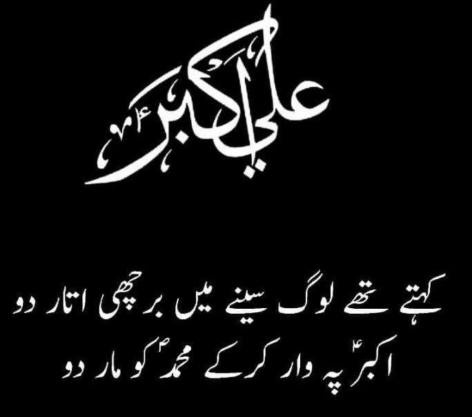 Royal_Blood110's tweet photo. تصویر مصطفیٰ کی امت نے جب گرا دی
 مقتل میں چلتے چلتے مظلوم۴ نے صدا دی
 بینائی کھو گئی ہے اکبر آواز دو کہاں ہو_💔😥

"اَلسَّلَامُ عَلَیْكَ یَابْنَ الْحُسَیْنِ الشَّھِیْدِ."
#شہادت_ہمشکل_پیغمبر https://t.co/EuNS2oEeQi