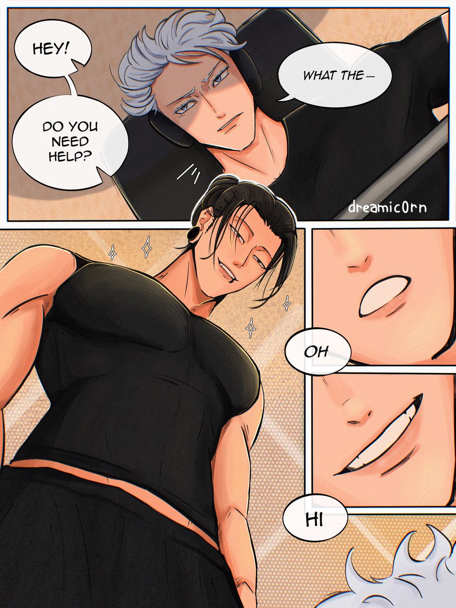 dreamic0rn's tweet photo. Gym time ✨
Modern au #satosugu #jujutsukaisen https://t.co/VVRgg547C8