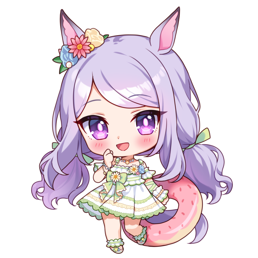 メジロマックイーン(ウマ娘) 「summer mcqueen cute #umamusume」|moorina 🧸 Kawaiikon 620のイラスト