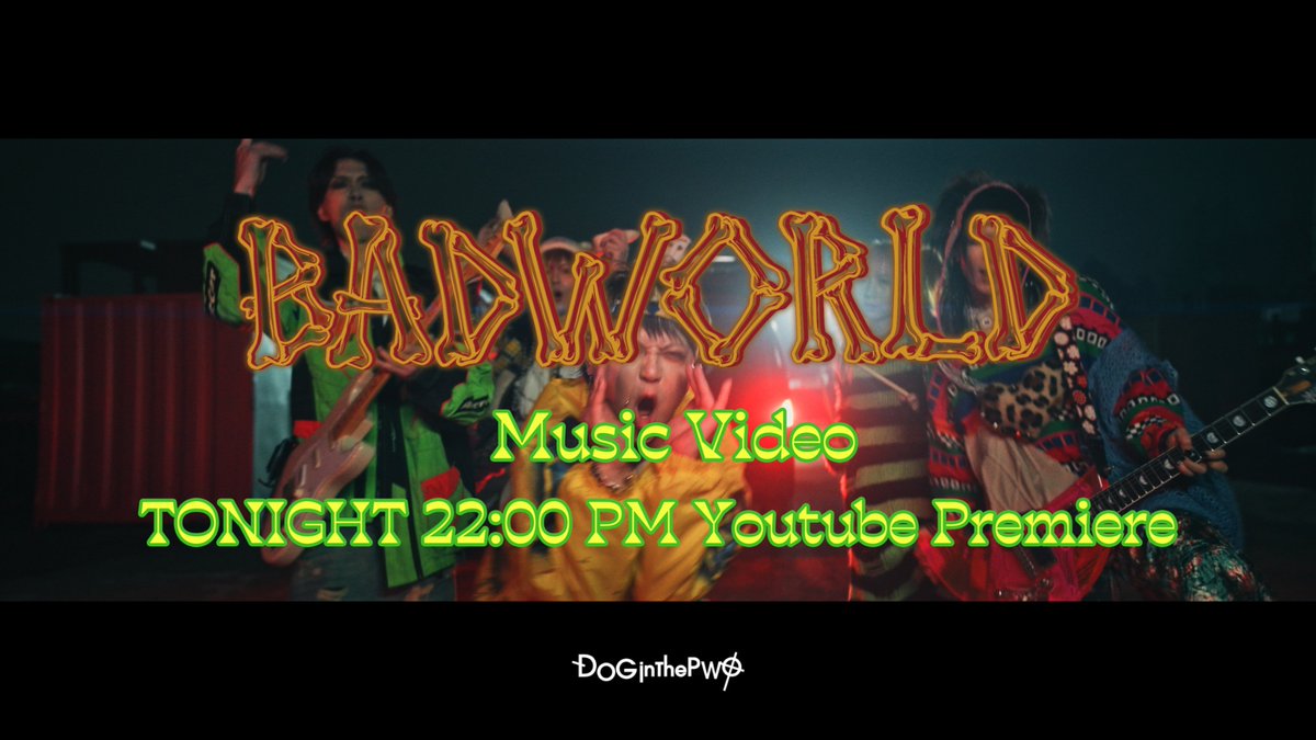 DOGinThePWO_X's tweet photo. ╋━━━━━━━━━
6th FULLALBUM
『𝐁𝐎𝐖𝐖𝐎𝐖』
2026.6.20(sat)RELEASE！
━━━━━━━━━╋

『BADWORLD』
Music Video
6.20(sat)22:00プレミア配信
🐶🔗https://t.co/SiID7q2RK3

#DOGinThePWO #FULLALBUM #BOWWOW https://t.co/thWoDtuDy3