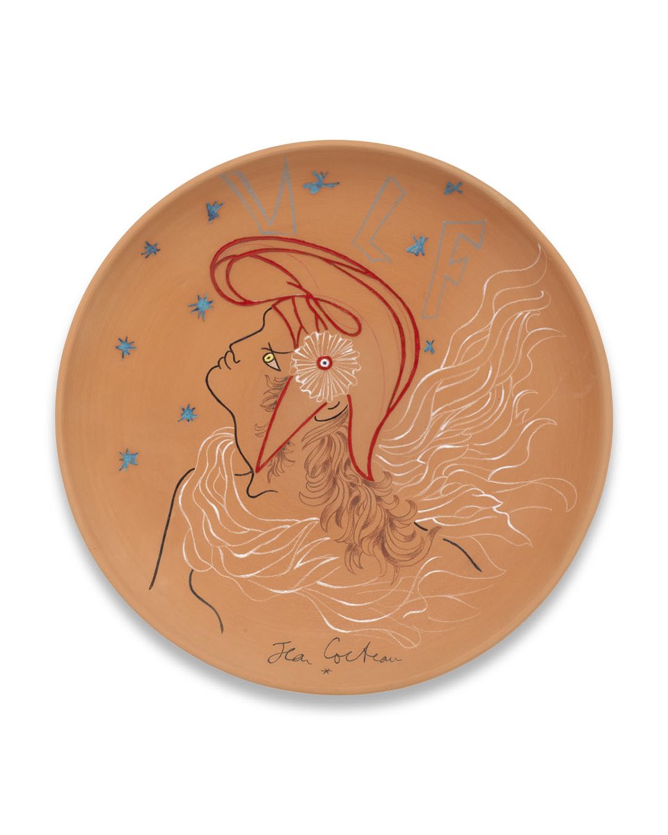 InvaluableLive's tweet photo. Jean Cocteau came to ceramics late, producing his first works in the early 1960s, in his seventies. An Important Collection of Ceramics by Jean Cocteau is coming to auction on Invaluable via Bonhams at https://t.co/yOBaPALY1V https://t.co/G2xOP7QHj2