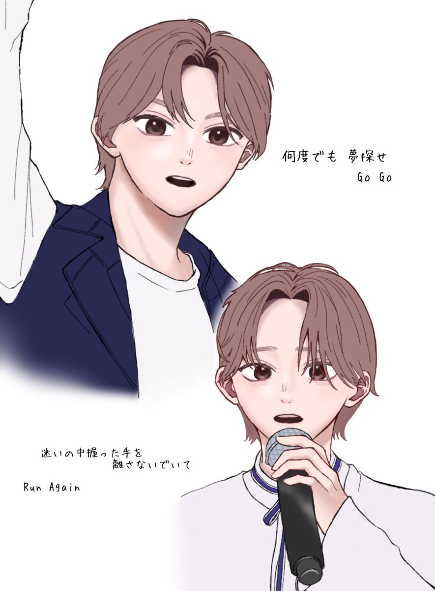 s2na77's tweet photo. ファイナルのビジュが好きすぎて似てないけど描いちゃった^ᴗ ̫ ᴗ^♩

#日プ新世界  #小清水蓮 https://t.co/RRIcnxT1I2