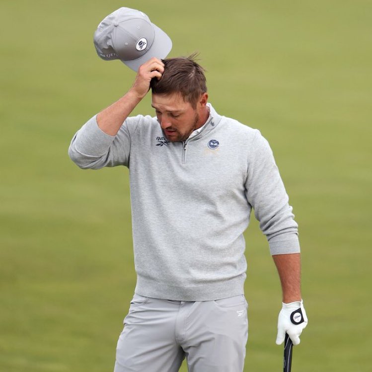 Clam_Fan's tweet photo. Bryson DeChambeau is now just a ‘circus performer’

‘Let’s see Bryson hit a ball 400yds!’

Sure, he can hit a ball a mile, but there’s no control to his game .. ‘left miss’ with woods, ‘right miss’ with irons .. overpowering doesn’t work!

Another missed cut - he’s washed! https://t.co/jZ37biJ314