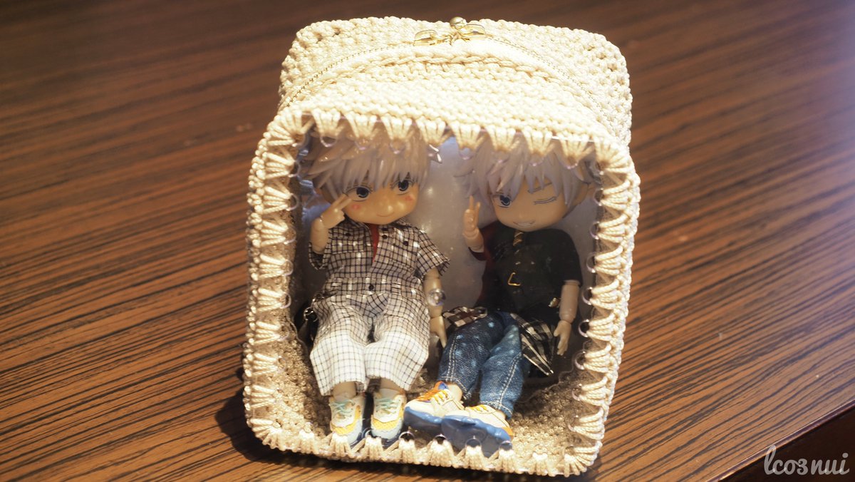 lco3nui's tweet photo. 友達がポーチ作ってくれた！
しっかりしてるし自立するしナチュラル可愛い🥰
ドールにはちょっと大きいから、ぬい達に使ってもらおう！ https://t.co/6Bm4bzvUGJ