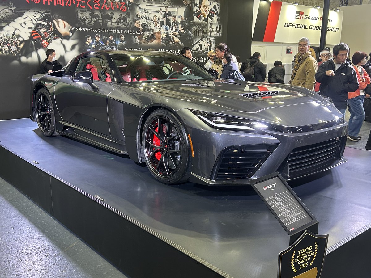 GR GT3とGR GTは東京オートサロン、大阪オートメッセで実物を見た時 