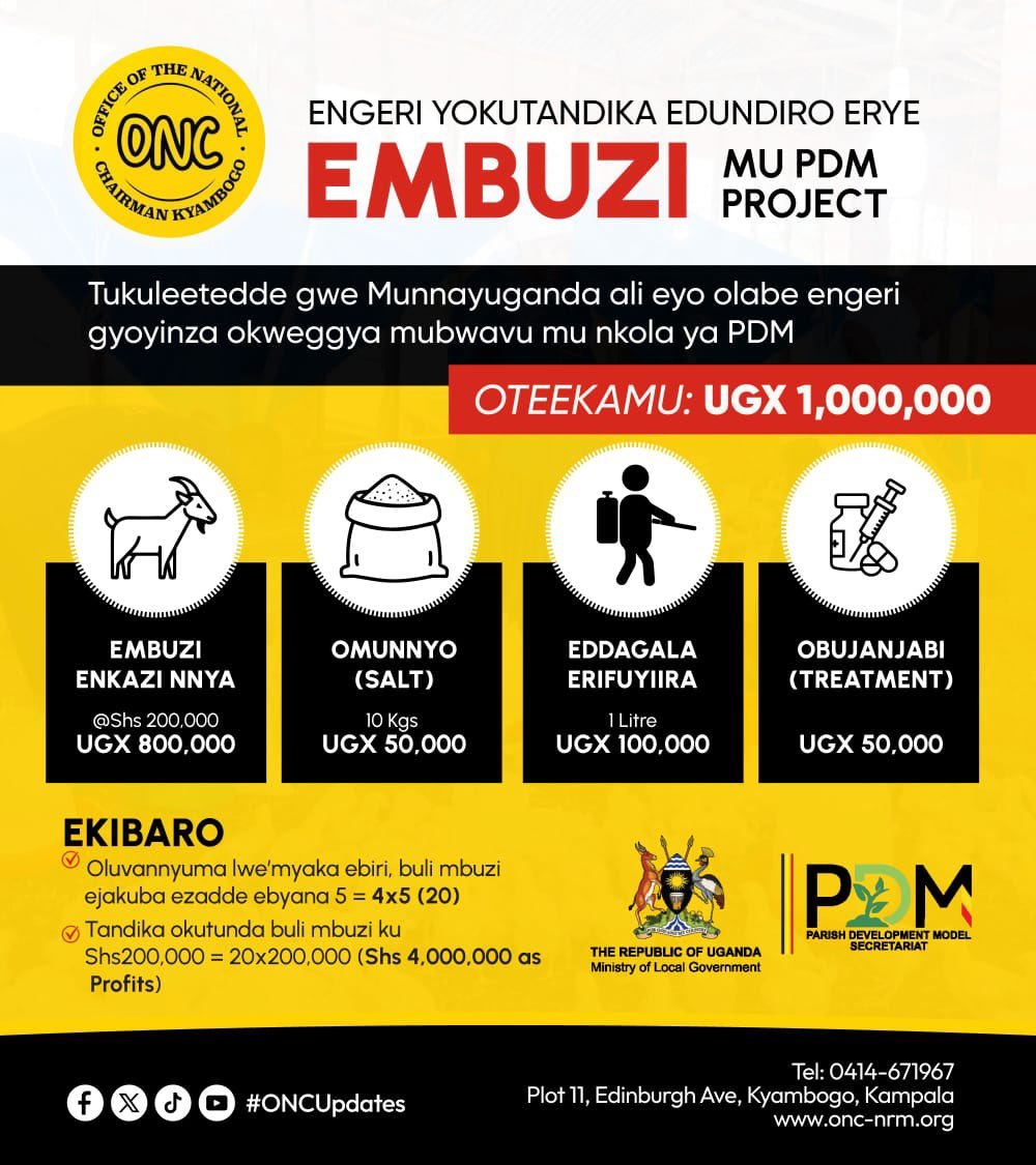 GOMBE WAKISO PDM SACCO tweet media