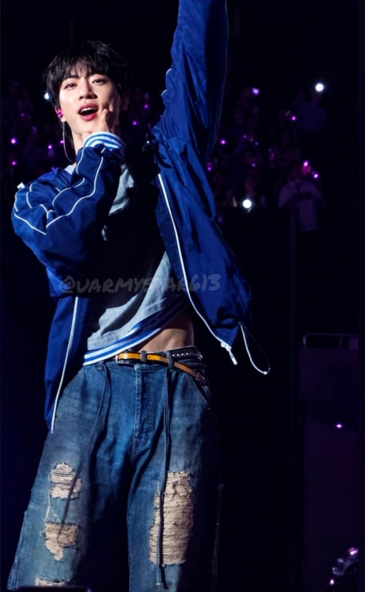 uarmystar613's tweet photo. 🐹💜

아니 오빠 ....
보조개가 고자극이에요 (*/∀＼*)

#방탄소년단 #김석진 #진 #BTSJIN 
#BTS_WORLDTOUR_ARIRANG_BUSAN https://t.co/fcjjmrRbAf