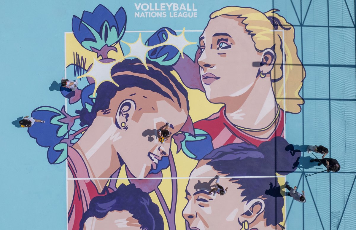 trtsporyildiz's tweet photo. 🤩🏐 Dünya Voleybol (Volleyball World), FIVB ve Voleybol Vakfı (Volleyball Foundation) işbirliğiyle hayata geçirilen "VNL Legacy Court" projesi kapsamında Ankara'da yenilenen voleybol sahası tanıtıldı. https://t.co/rm3xPvzyqV