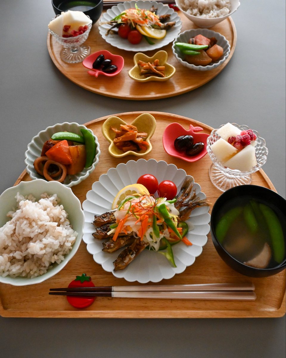 kino_kitamo's tweet photo. こんばんは
おうちごはんはししゃもの南蛮漬け
⁡
新じゃがとイカの煮物は
@ferramica_nabe  様の
旨味をとじこめる
可愛い日本伝統色のホーロー鍋で
作りました

Makuakeにて販売中

以下URLを是非チェックしてくださいね👇🏻
https://t.co/wUuajmxOIg

 #PR https://t.co/ie0mxzrLX0