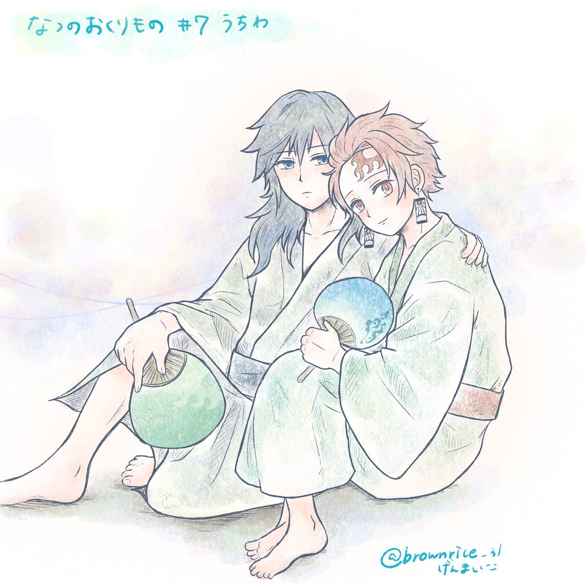 brownrice___31's tweet photo. 30の、なつのおくりもの
7.うちわ🪭( ⸝⸝◜ᴗ◝ ⸝⸝ ) https://t.co/GhcpyPeKyX