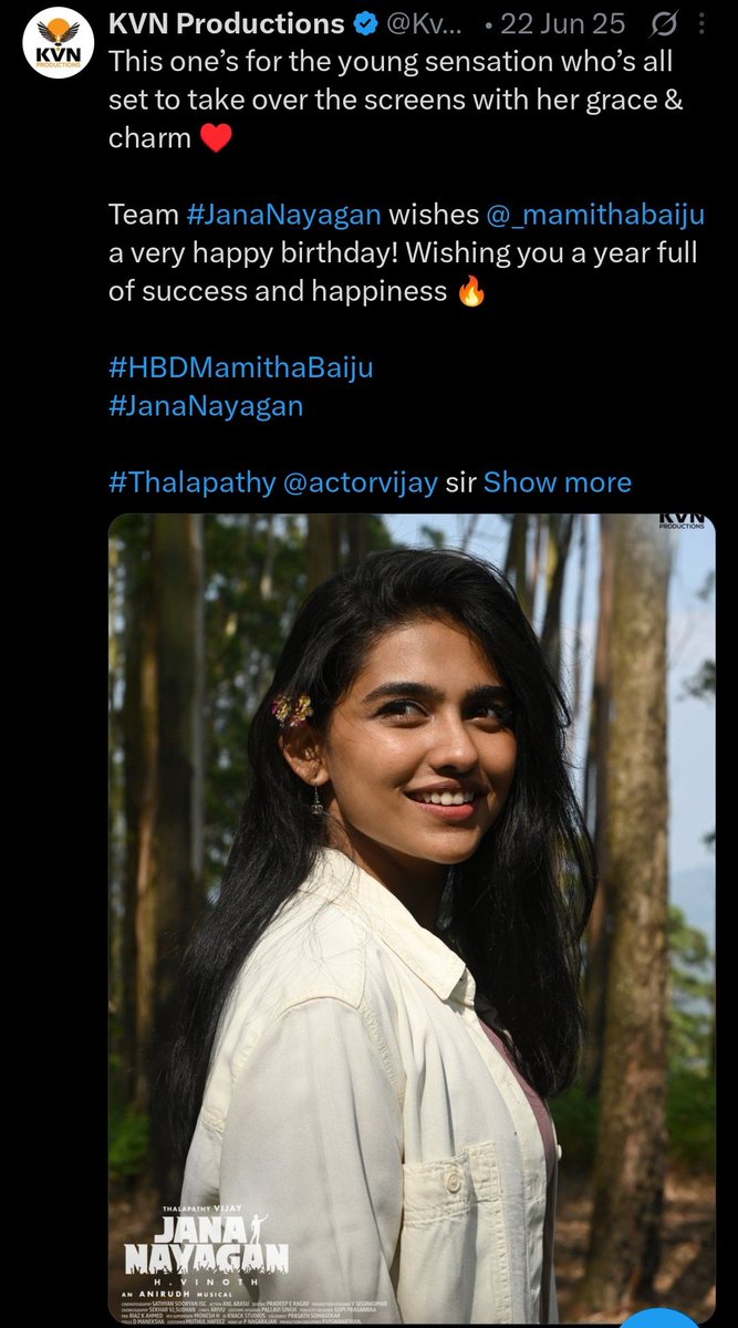 TheOneSakthi001's tweet photo. Where are Mamitha and Pooja's names in these posters? 

Only @ungalsanam can see that using a special micro lens which is made with yellow and red colour https://t.co/LHhkZ16U1B