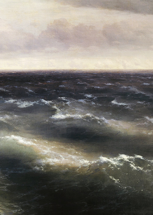 archaeologyart's tweet photo. Ivan Aivazovsky, The Black Sea (detail), 1881 https://t.co/qs4lw6GNgQ