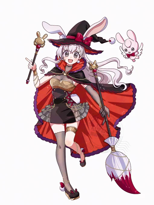 こちらお借りして冬生まれ射手座Aの魔女っ子ろきこちゃん