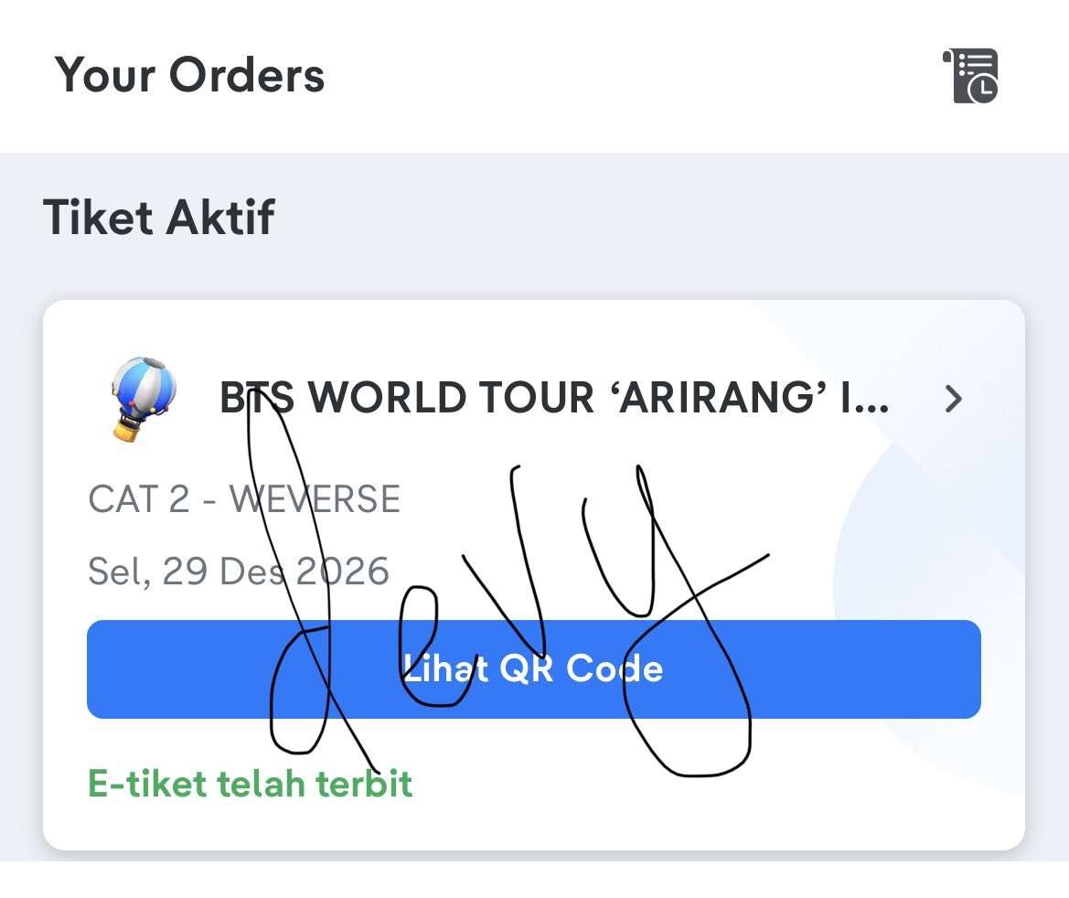 devyaggn's tweet photo. WTS BTS ARIRANG JAKARTA - Day 3
CAT 2 Weverse Presale (1 tiket)
Atas nama pribadi
Bisa COD 
Dijamin Amanah ✅ https://t.co/cL2Z36c44Y