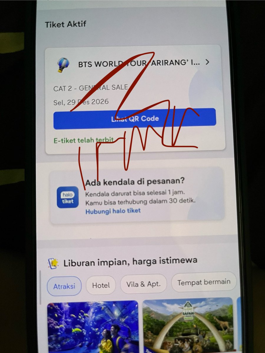 luwby's tweet photo. Antrian segini tadi, dan secured tiket Cat 2 2 tix. Yang mau bisa dm atau wa ya my 

Bts arirang wts tiket bts arirang https://t.co/FDXxiO7Pyr