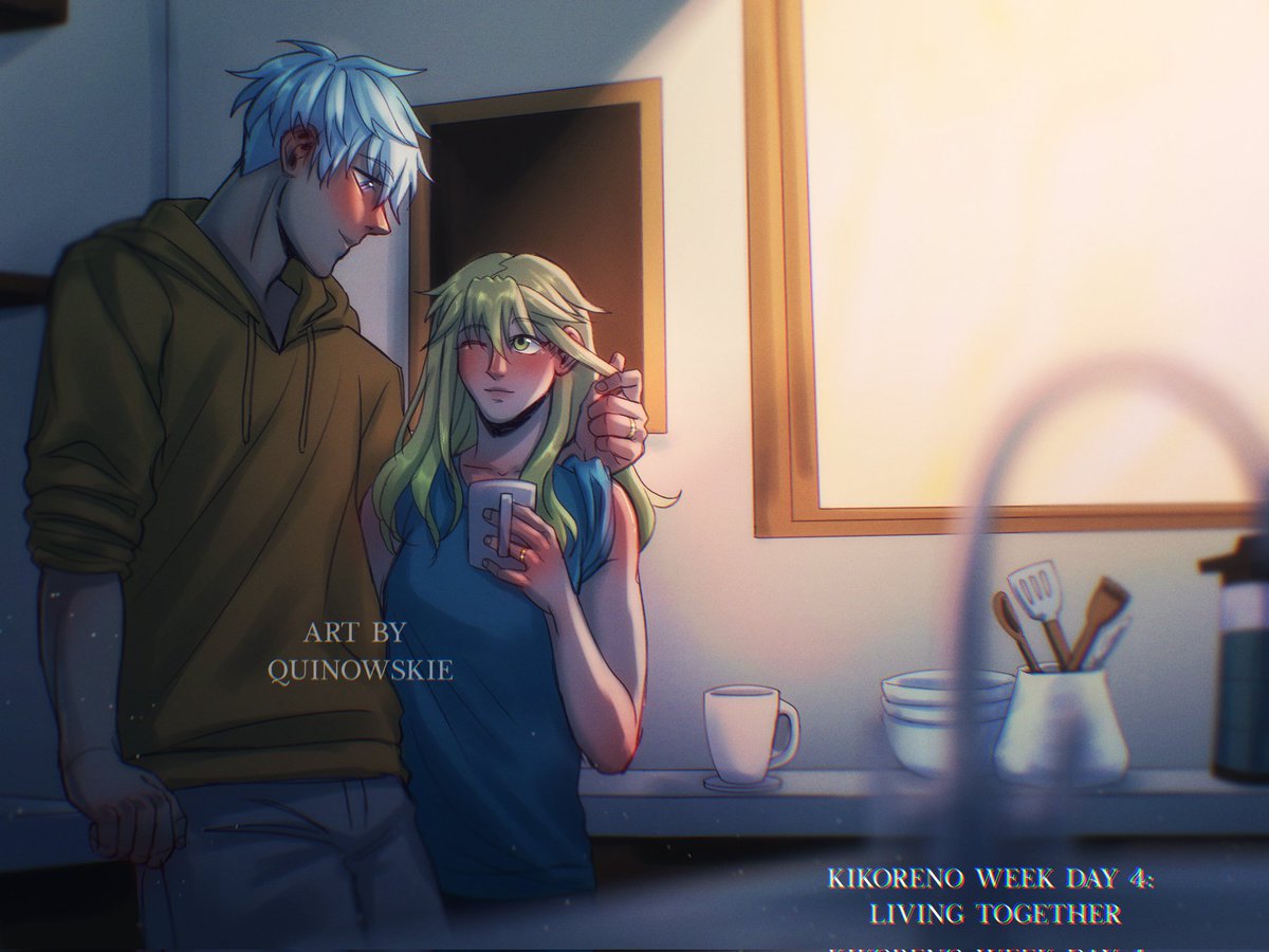 quinowskie's tweet photo. #kikorenoweek2026 day 4, living together! 

#kikoreno #KaijuNo8 #怪獣8号 https://t.co/7g76WKTBVs