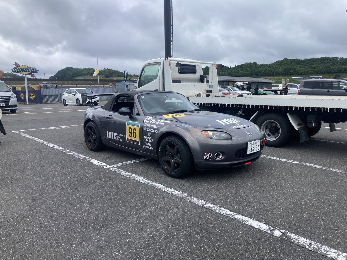chobo_jpn's tweet photo. もてぎなう。車検無事通過
#EMSC96
#マツ耐 https://t.co/4Ctf533XLN