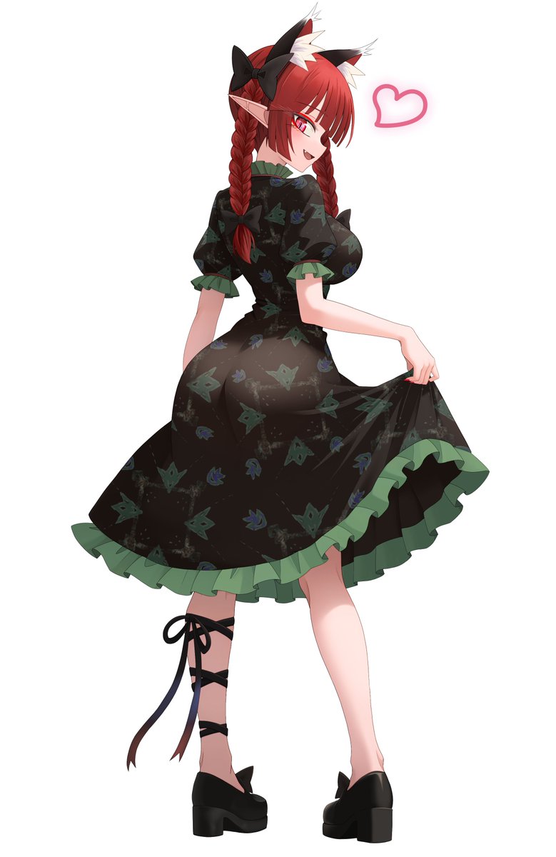 enji_you's tweet photo. 後ろ姿も美しいお燐ちゃん♡
  
#火焔猫燐 
#東方Project https://t.co/dfYDObnCBO