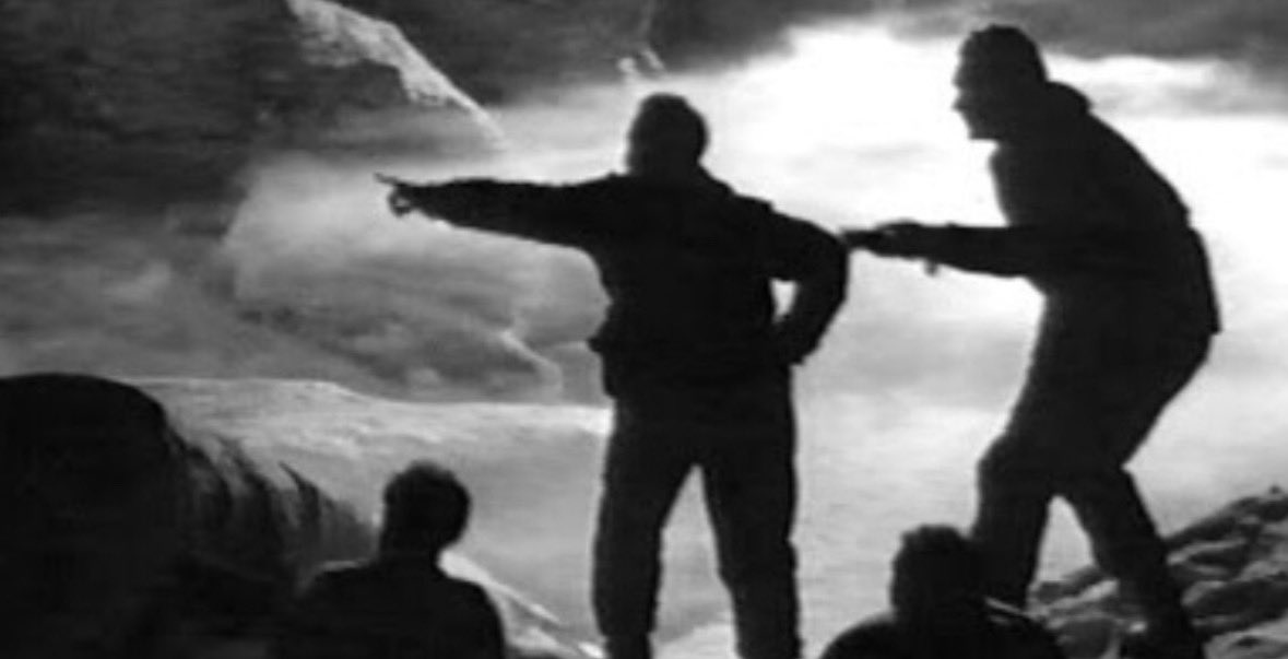 DA_WooGo's tweet photo. I watched THE ABOMINABLE SNOWMAN because of this and he’s right. A smart Nigel Kneale script and some great visuals. Great stuff indeed. https://t.co/vVpk1r26TR