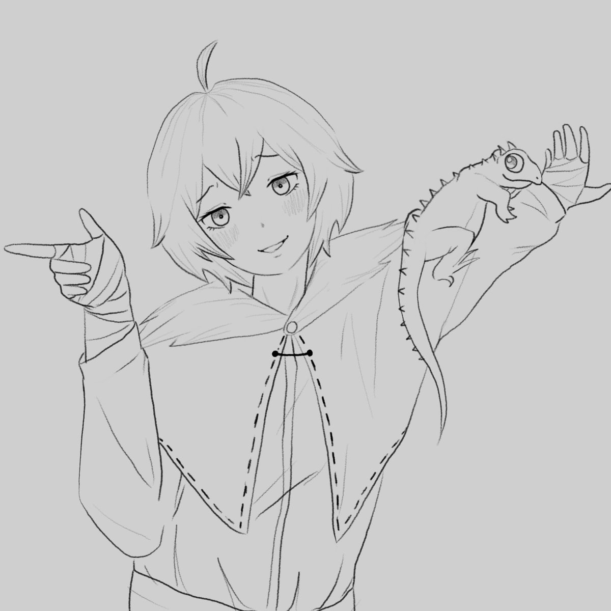 Dercof10's tweet photo. ya termine el primer dibujo, esta muy bonito tu personaje  @katyarobito_  me pareció interesante los conceptos y diseño https://t.co/tiqjrA1g3p
