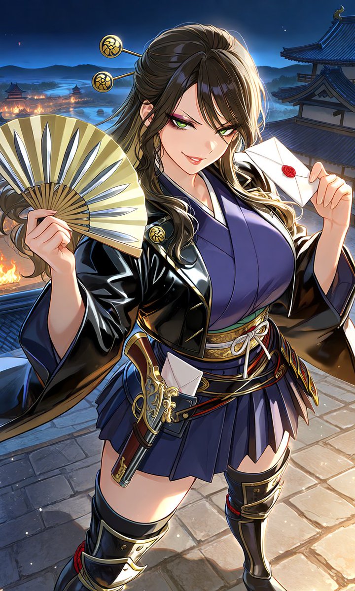 直姫ちゃんじゃけぇ！ …美人さんじゃけど、ちょっと怖いけぇ… SFW