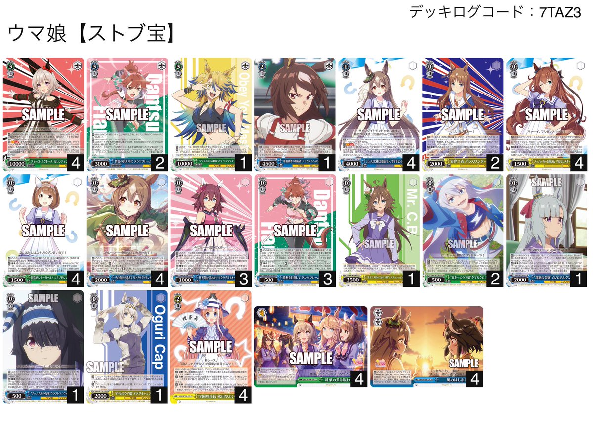 sinto_atorie's tweet photo. BCF京都トリオ
使用ウマ娘ストブ宝
デアラ8電源○チ○
デアラ8電源○チ✖️
学マス扉門○チ○
ミリマス的扉○チ○
サマポケ8扉○チ✖️
個人5-0チーム3-2
最後隣がめっちゃ惜しい試合してて悔しかった〜
組んでくれた八くんまんまるさんありがとう！！！ https://t.co/ZTP7WsKlWq