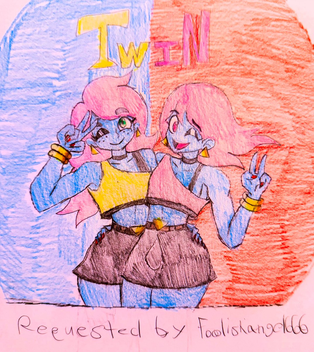 TheLostSoul64's tweet photo. Femboy Twins 🩷💙 (ft. Ari Woods) requested by @eternalhevel 

#learningwithpibby #learningwithpibbyfanart #learningwithpibbyau #learningwithpibbycrossover https://t.co/gs7ZrpALi3