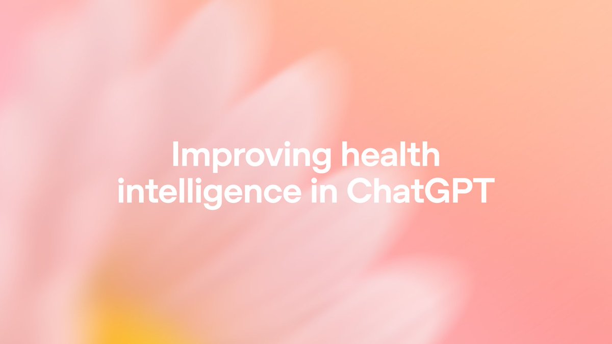 DataconomyMedia's tweet photo. OpenAI's GPT-5.5 Instant model now matches leading models in health question accuracy for free ChatGPT users.

➡️ https://t.co/h4T2LGy7st

#OpenAI #ChatGPT #HealthTech #AIAdvancements

https://t.co/h4T2LGy7st https://t.co/YlQWJ054Oi