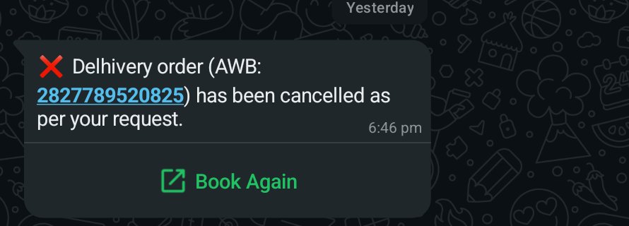 WorldWithAI's tweet photo. @help_delhivery what the heck? As per my request? are you taking shit. Or high on weed? Who cancel it ? https://t.co/HgBK9w2anl