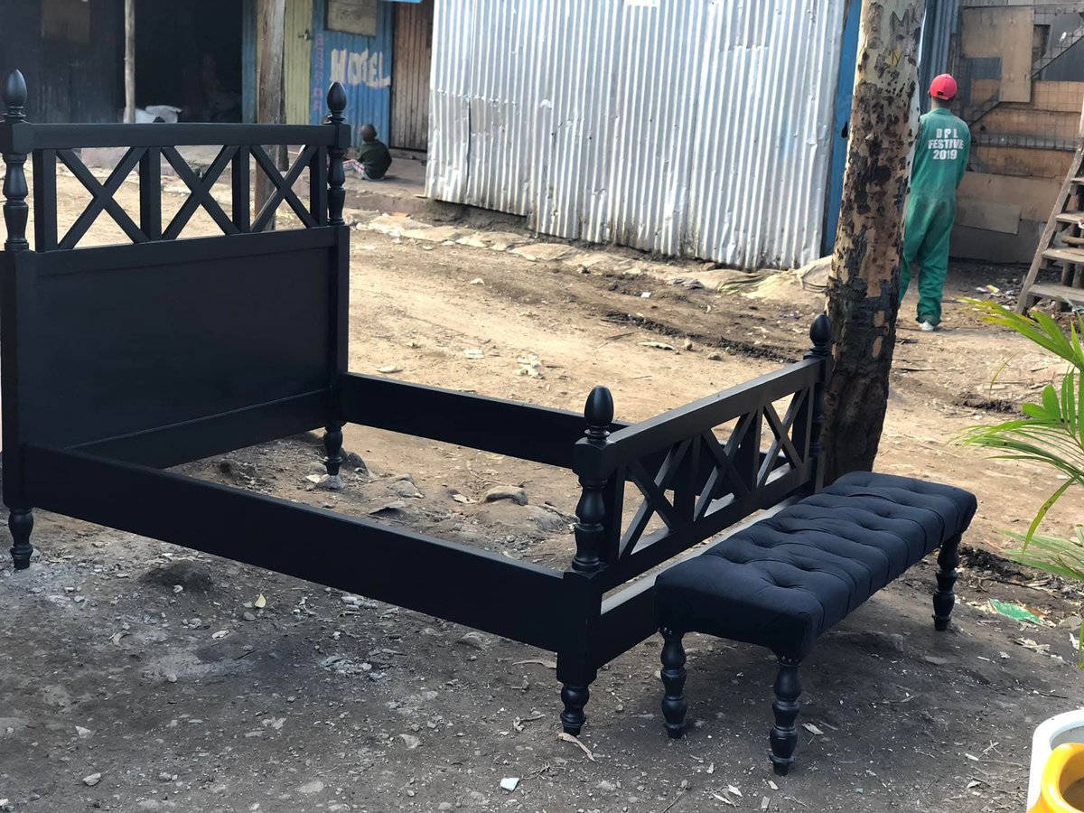 royal_pallets's tweet photo. Black Matte with an ottoman to match. Fully custom made on order. Call us today on 0740694770 for inquiries https://t.co/TGItRmM0GW