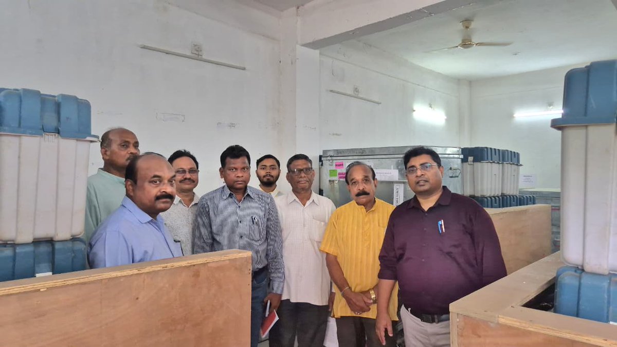 boudhelection's tweet photo. Quarterly inspection of EVM &amp; VVPAT Warehouse, Boudh for the month of June 2026 by Collector-cum-DEO, Boudh. Political representatives were also present during the inspection. https://t.co/j1DEmiyZve