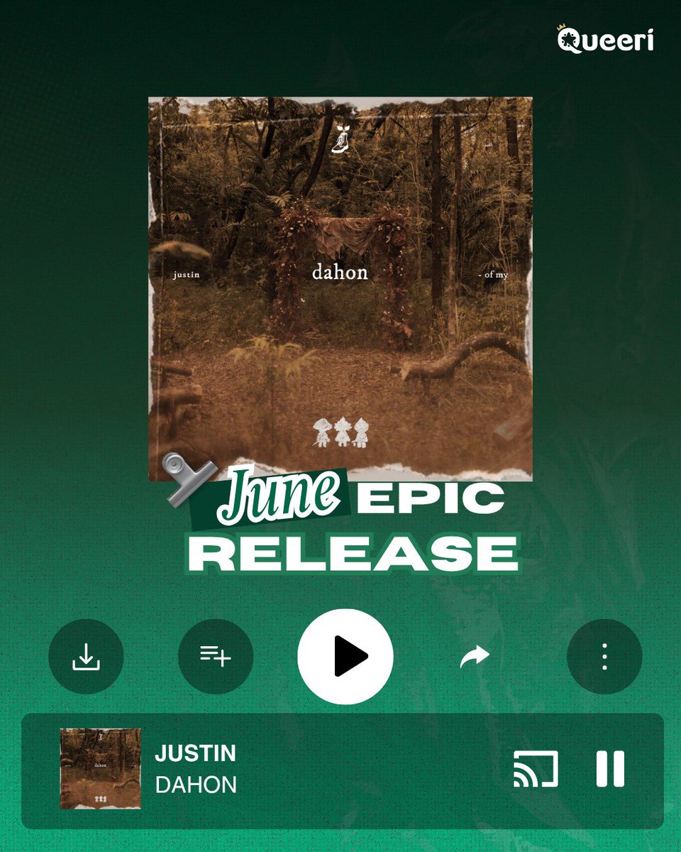 queeri_official's tweet photo. Support #DAHON by #JUSTIN #SB19 for #Queeri JUNE EPIC RELEASE

End: June 27, 2026 at 1 PM (GMT+7)
#Queeri_Vote https://t.co/Ar9RxIaLd1