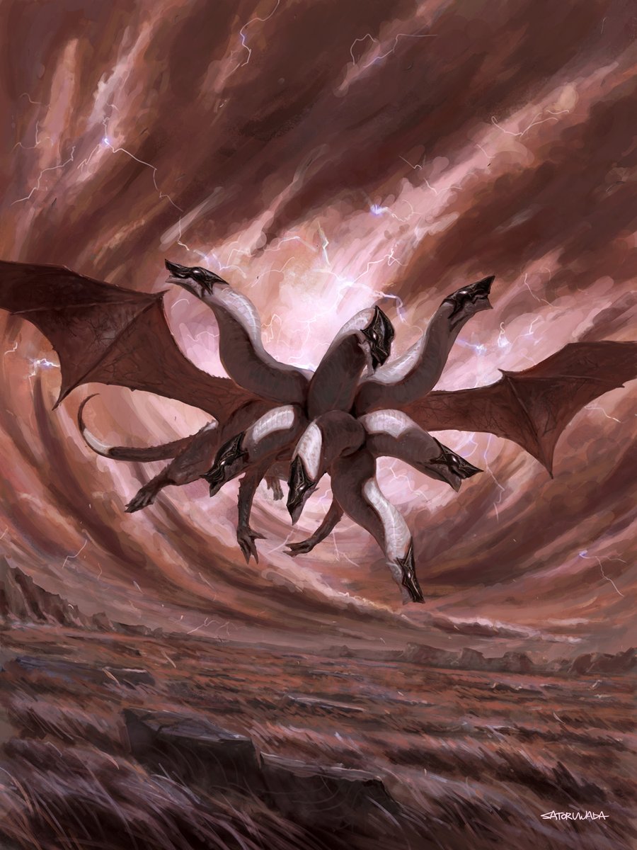 satoruwadaart's tweet photo. "Omen of Cataclysm" https://t.co/LPOPWEGbQe