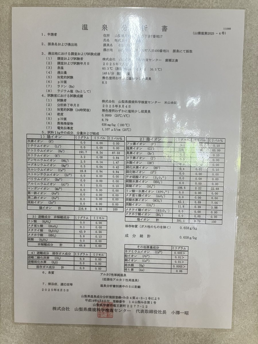 P89262411's tweet photo. 山梨県笛吹市「石笛の湯」

扉を開くと硫黄の香りが漂う内風呂を通り抜けたその先には、広くて大きな露天風呂があり湯量豊富な100%源泉��け流しです。空を見上げながら自然の風を感じ四季折々の景色もお楽しみください。無色澄明わずかに塩味少し硫黄臭ph8.7のお肌つるつる・すべすべ美人の湯です。 https://t.co/4zf9UctYoZ