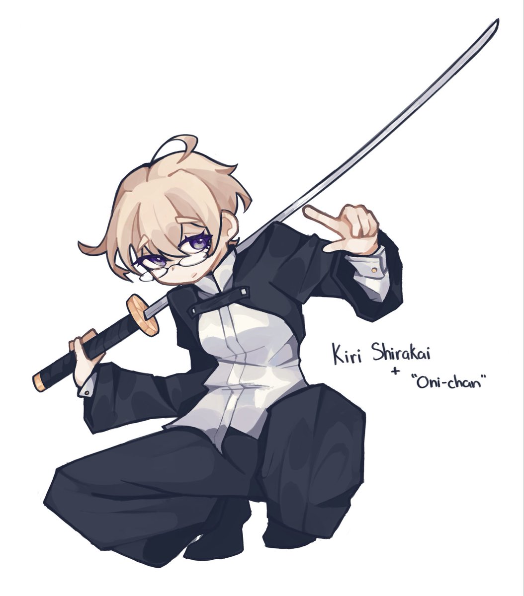 eristeria's tweet photo. Kiri Shirakai

Thank you for your warm welcome, here I offer you girl with comically long sword.

(Hiyuki next) https://t.co/MCpHii3781