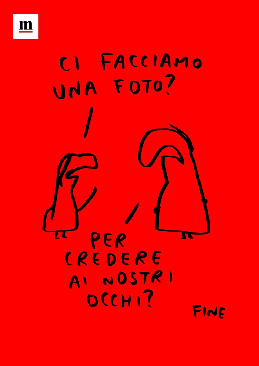 GliScarabocchi's tweet photo. Ci facciamo 

Scarabocchio dalla prima de @ilmanifesto, oggi in edicola. https://t.co/FLMUUw2FCn