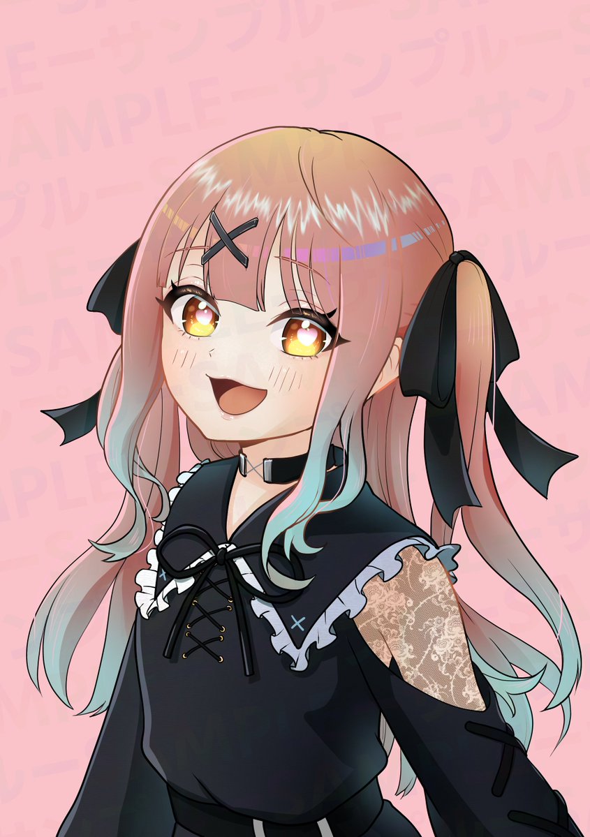 RanKannazuki's tweet photo. 🎀新イラスト公開🎀

くうは！（@kuuha_hatori）様に素敵なイラスト描いていただきました！

とっても笑顔でめちゃかわ💕
サムネとかに使ってくよ～

リプ欄に描いてくれた方のつなぐのページも置いてあるのでチェッキー✨✨ https://t.co/ZP5Rj2sXGH