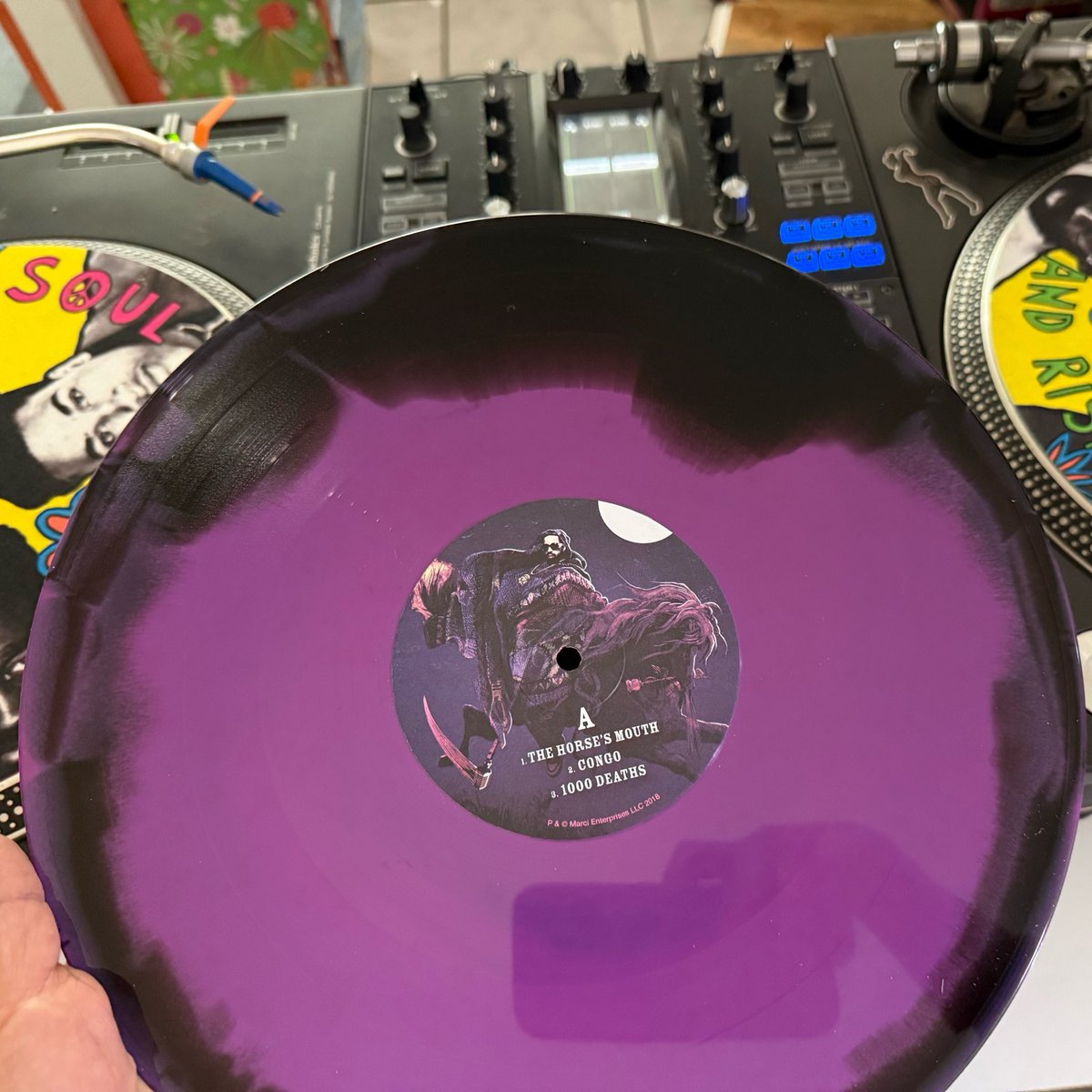 Nanlib's tweet photo. I don’t like to brag, but I think I have to about this fucking record. @rocmarci @JazzUNGang I have some real dope shit that’s why when I play my music I get  booked again. The entire album is a work of art.  A whole series of paint. The sound is perfect. This matters to us DJs. https://t.co/DVY3UimDvp