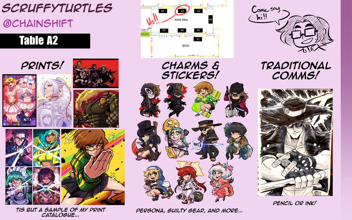 ScruffyTurtles's tweet photo. Gonna be at chainshift this weekend! If you're there come by and say hi! https://t.co/WjT2pwUwvl