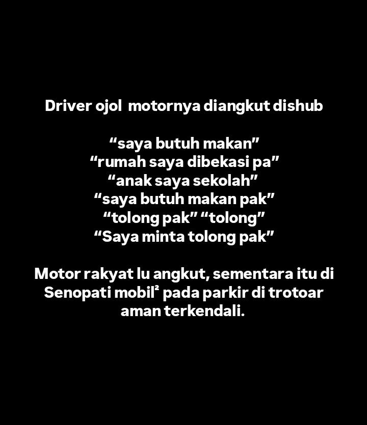 Urrangawak's tweet photo. Sama rakyat lu gak ada toleransi. https://t.co/WuMQugBk6O