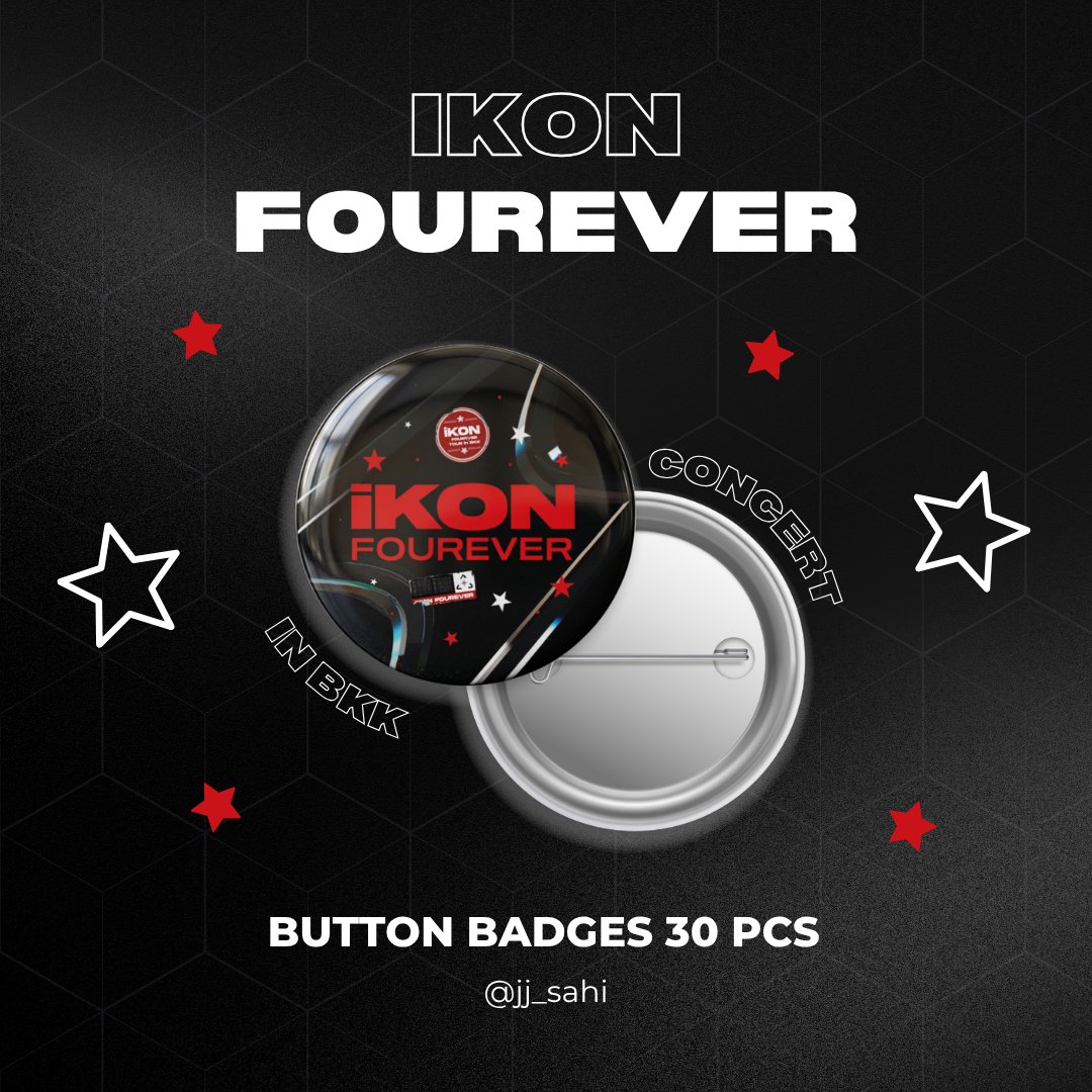 jj_sahi's tweet photo. Giveaway for #iKON_FOUREVER_TOUR_BKK 💫
แจกเข็มกลัด iKON FOUREVER จำนวน 30 ชิ้น

📅 4 July 2026
📍 Thunder Dome
⏰ เริ่มแจกตั้งแต่เวลา 14:00–15:00 น. เป็นต้นไป

❤️🔥 https://t.co/mk9q26PuW8